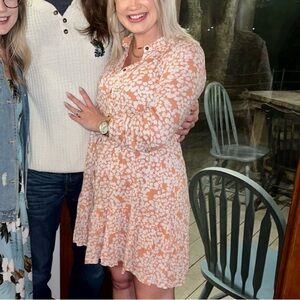 Petal & Pup Orange Floral dress